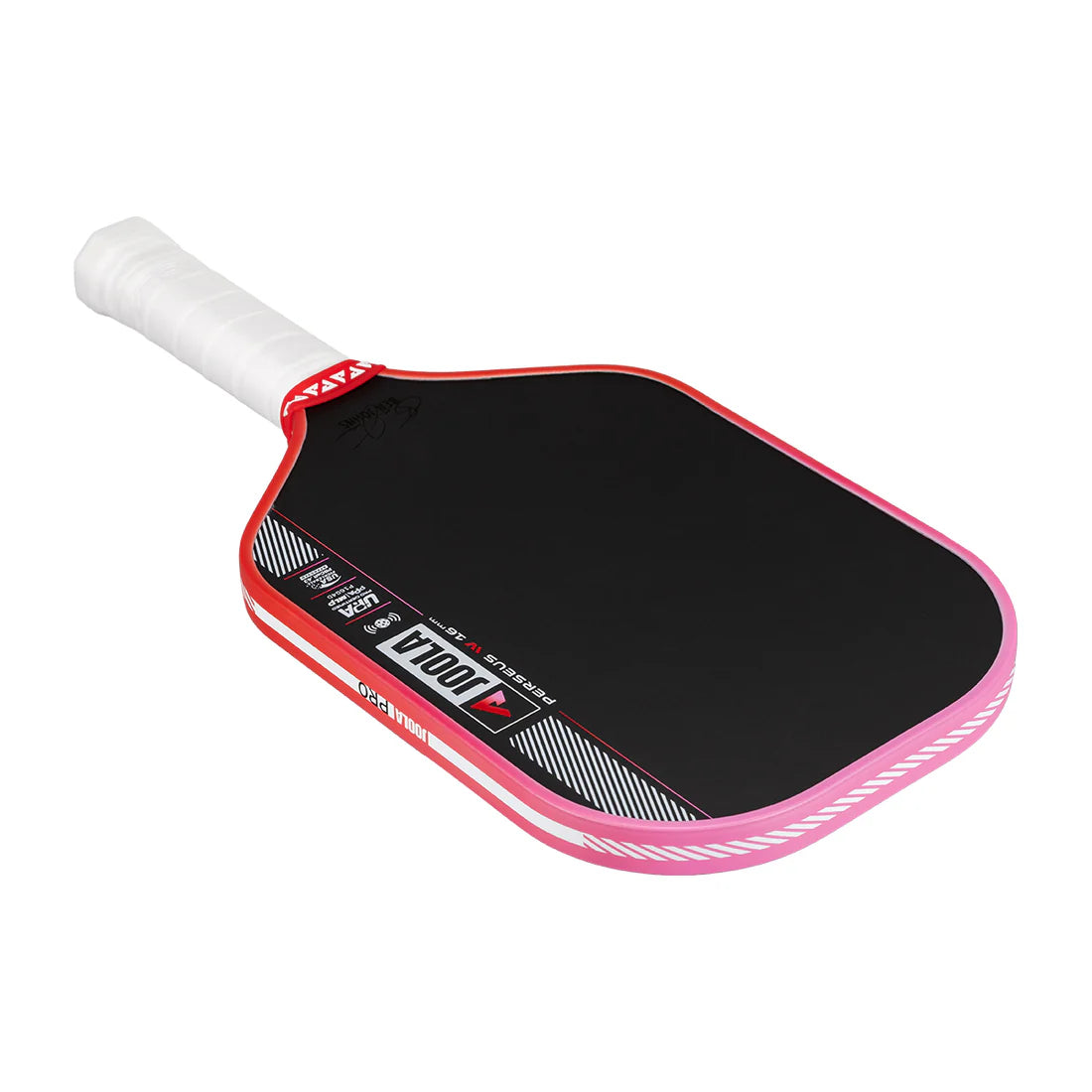 JLSport Perseus Pro IV Pickleball Paddle - Pink 16mm